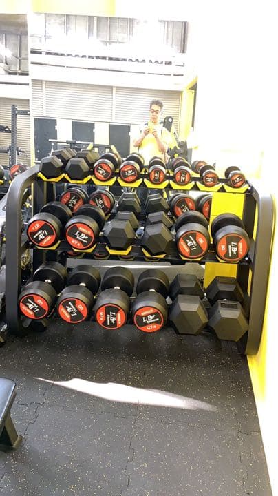 30%割引ラバーダンベル　22.5kg 32.5kg kg各2個