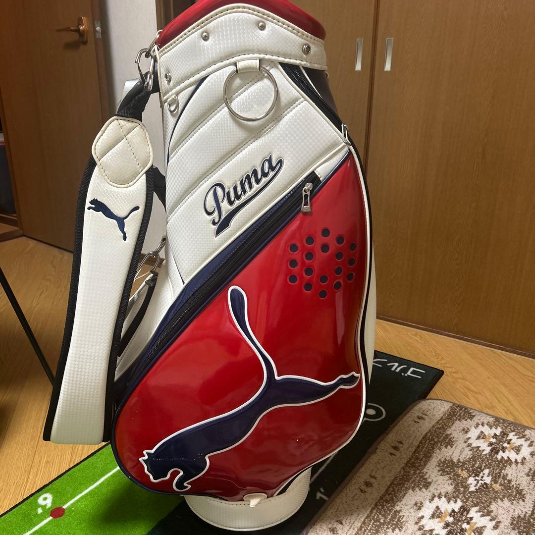 Puma キャディバッグ 赤 白