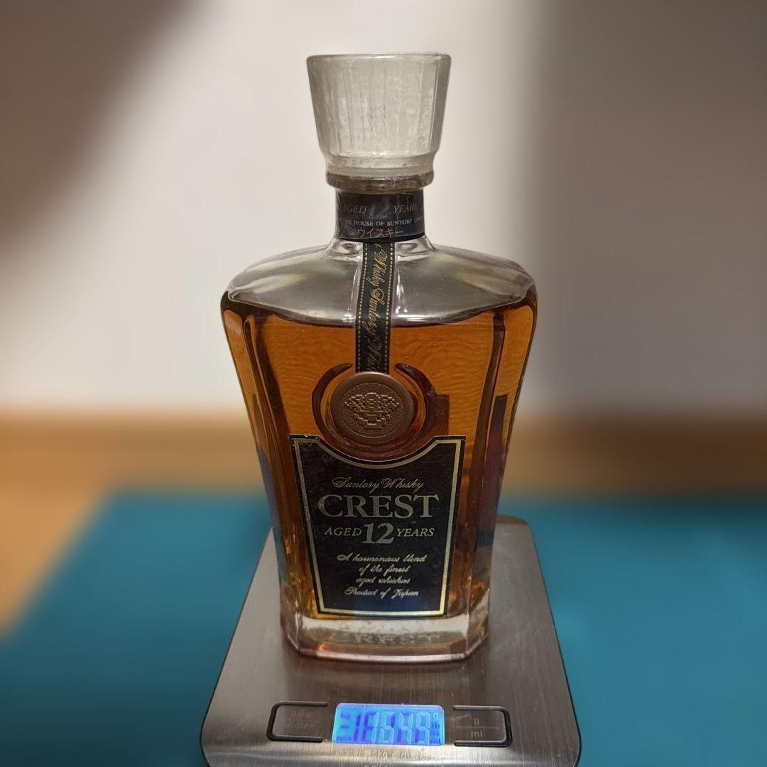 サントリー ウイスキー CREST クレスト 12年　デキャンター　SCD01