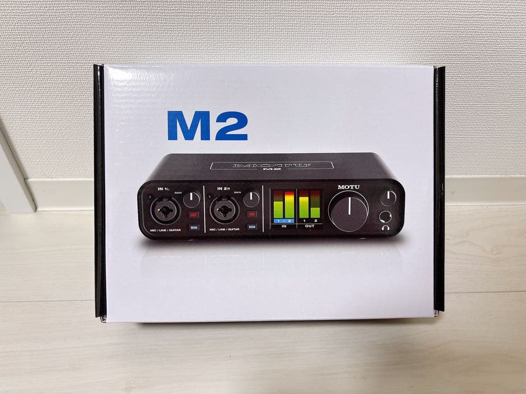 【ほぼ新品】MOTU M2 2in 2out USBオーディオインターフェース