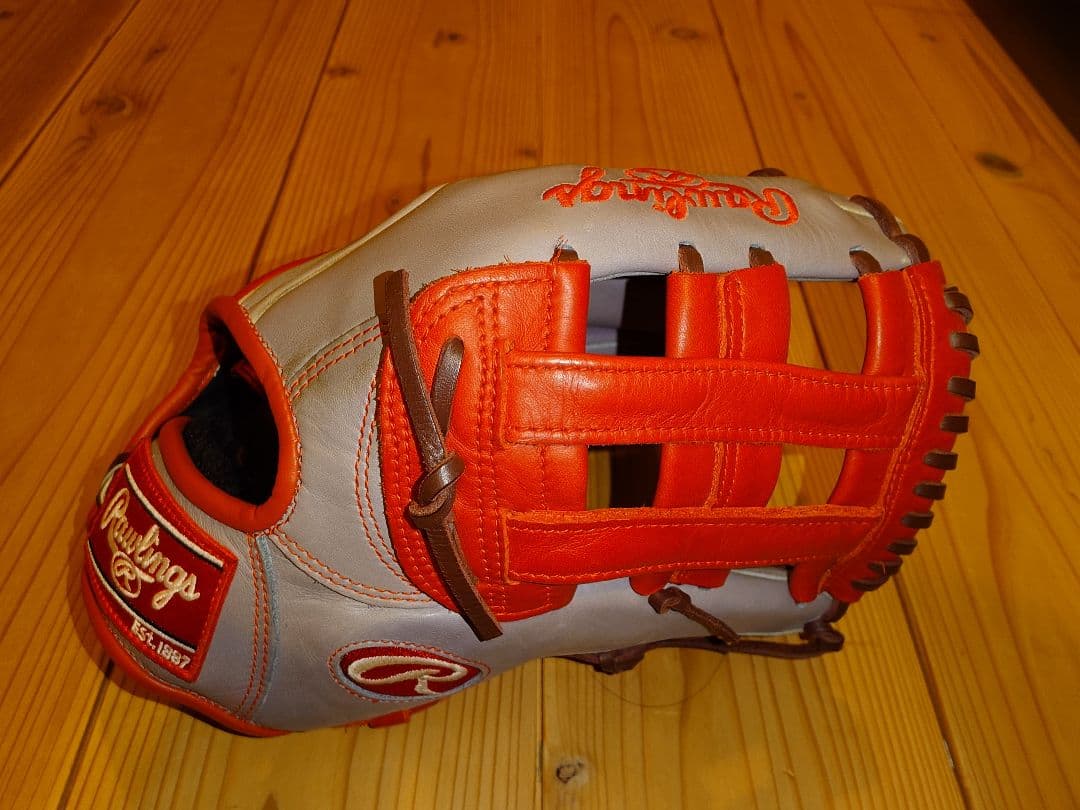 Rawlings PLAYMAKER SERIES 軟式グローブ グレー/レッド