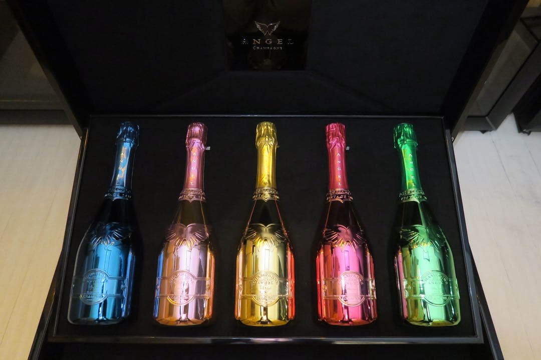 エンジェル エクラクロメ アタッシュケース 5本セット シャンパン ヴィンテージ