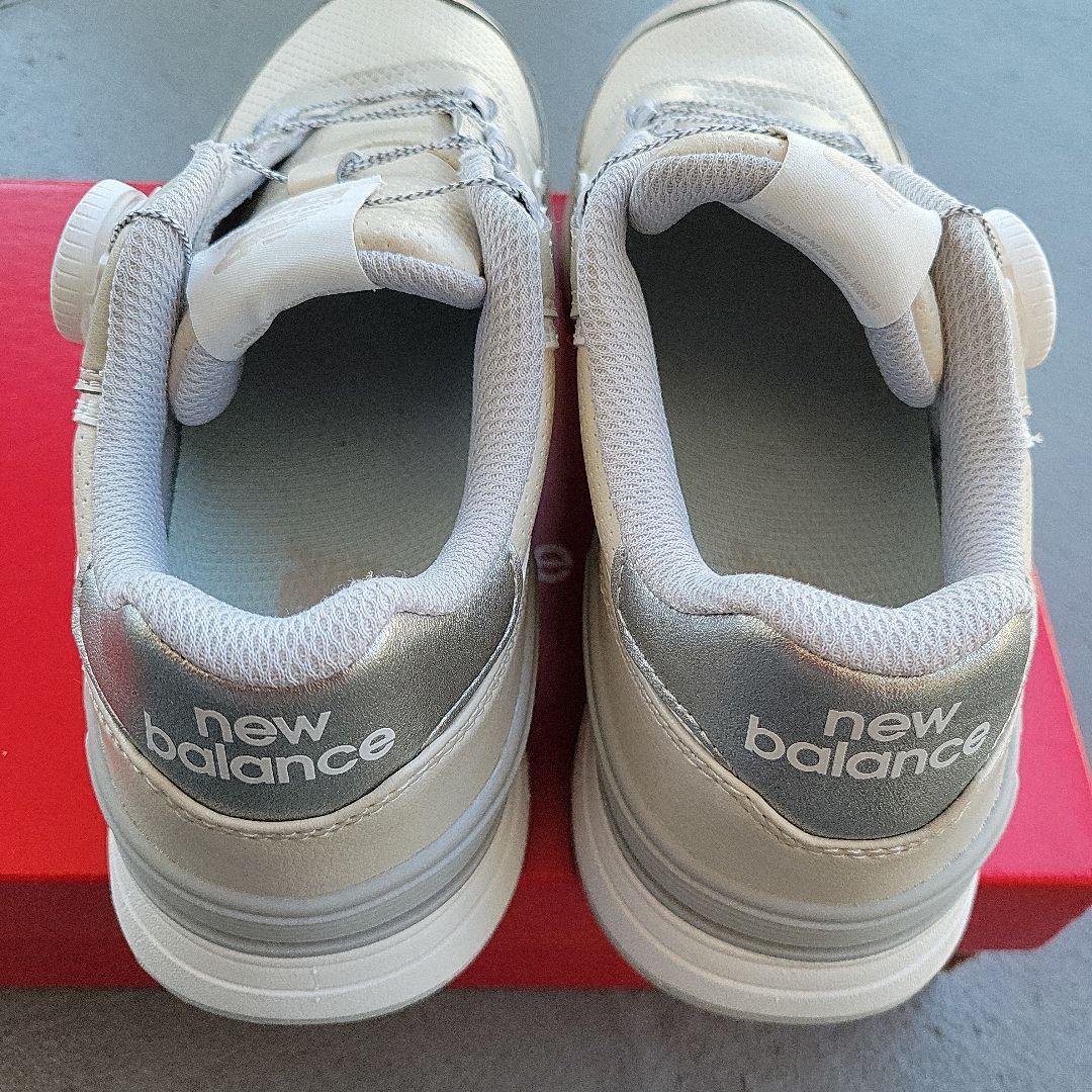 美品❣️New Balance ベージュ　ゴルフ スニーカー BOA