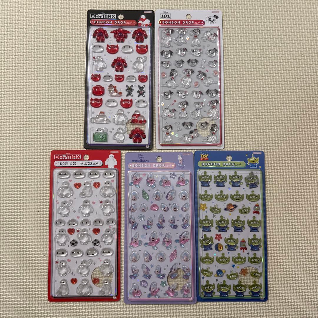 ボンボンドロップシール　ディズニー　大きいサイズ
