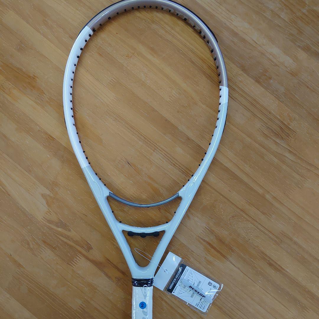 新品未使用　ダンロップテニスラケット　LX1000 ホワイトゴールド　グリップ2