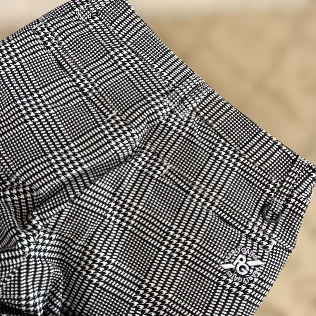 PEARL GATES チェック柄スリムパンツ極美品00