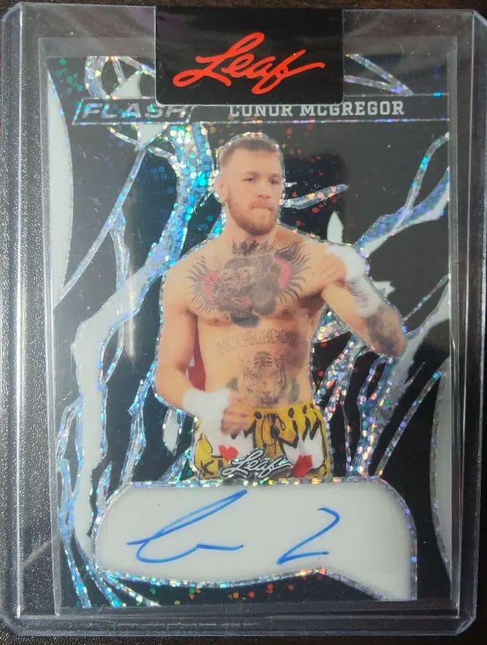 【世界2枚】leaf コナー・マクレガー　サインカード