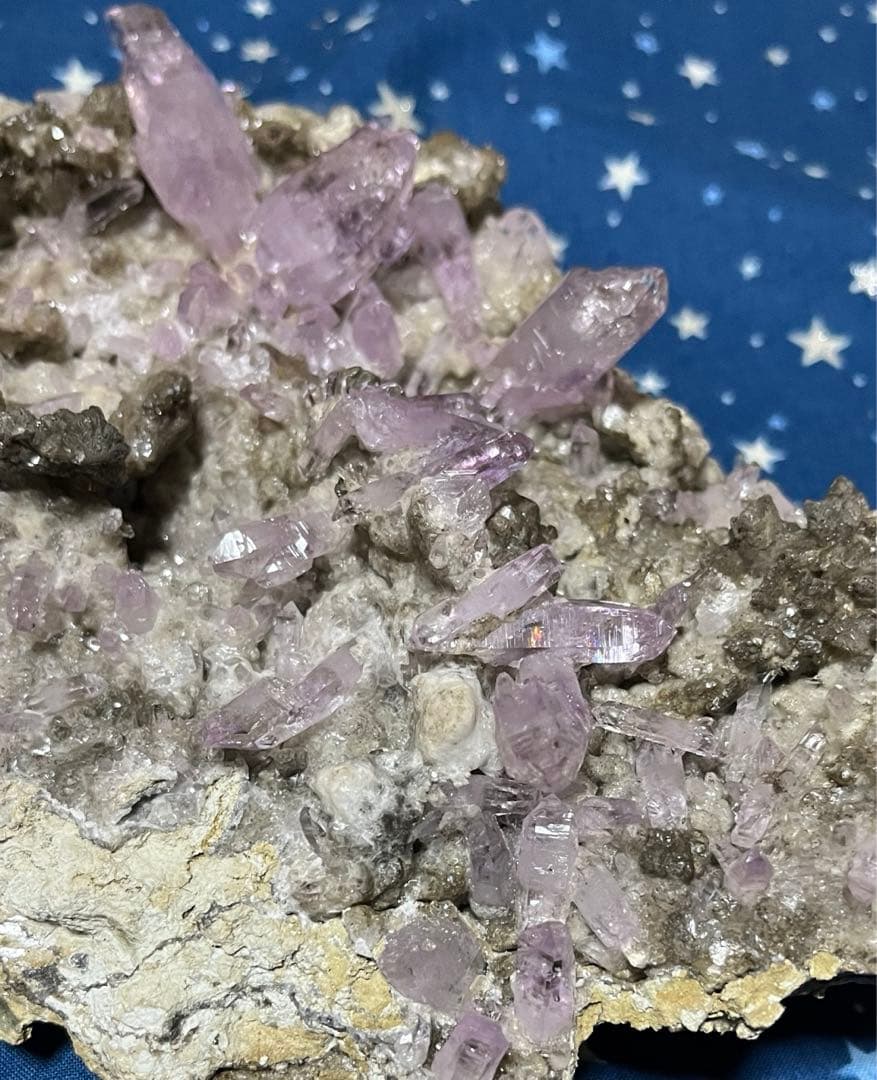 メキシコ ベラクルス州産 ベラクルスアメジスト 母岩付き原石