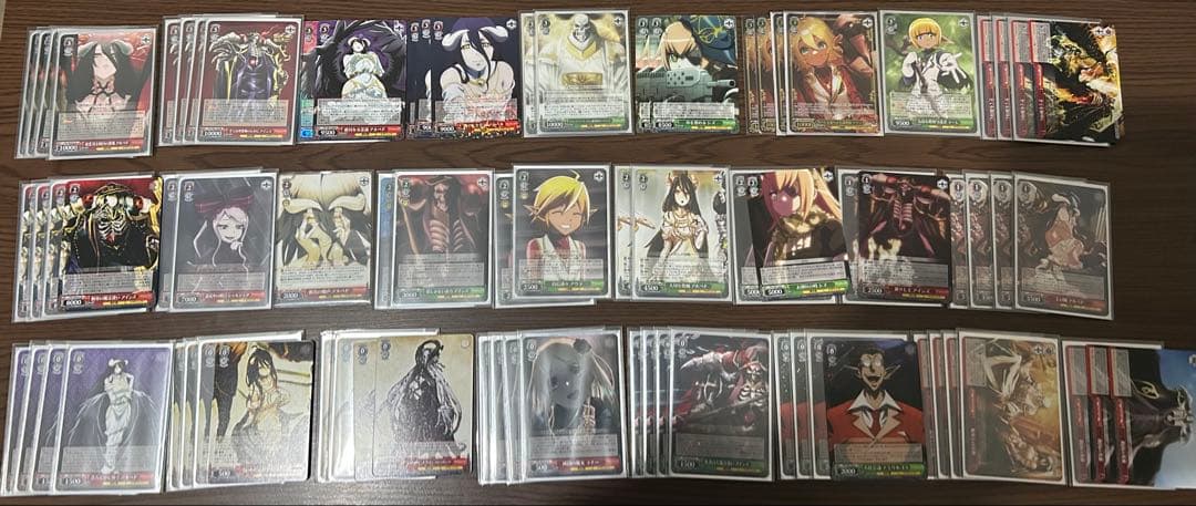 ヴァイスシュバルツオーバーロード8電源デッキ＋デッキパーツ