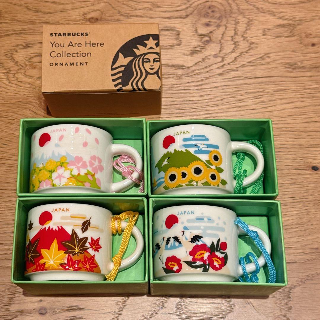スターバックス 日本限定　春夏秋冬フルセット　オーナメント