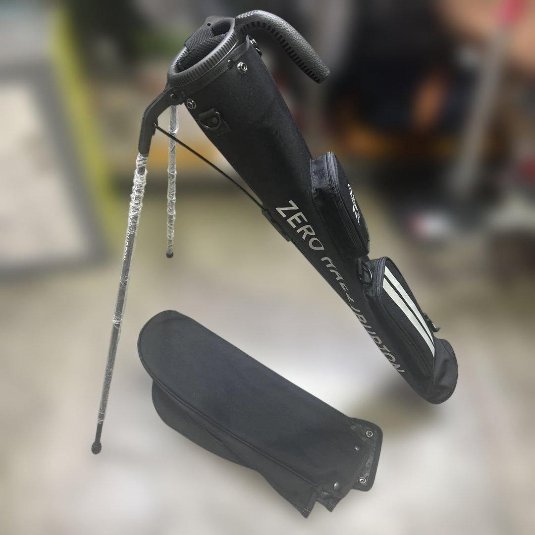 6693【未使用品】キャディバッグ ゼロハリバートン スタンド ブラック