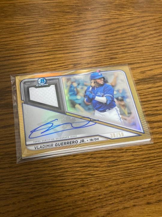 topps Vladimir Guerrero jr. 直筆サインカード/50