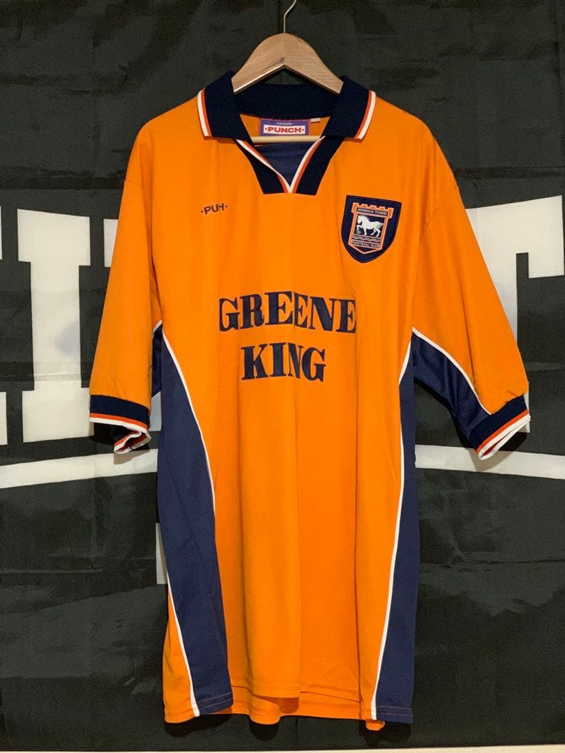 IPSWICH TOWN GRENE KING ポロシャツ オレンジ