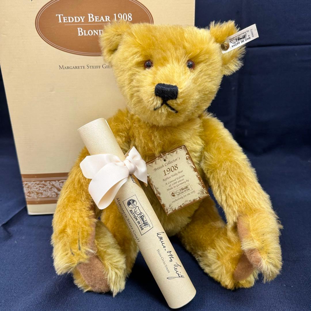 137-72 限定品 シュタイフ 1908 レプリカ テディベア