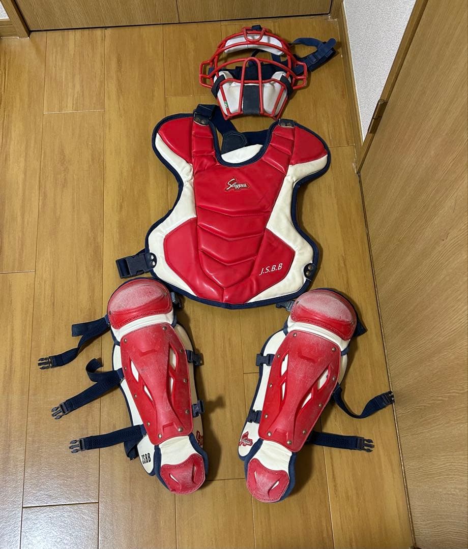 久保田スラッガー 軟式少年用 キャッチャー防具 レガース＆プロテクター セット