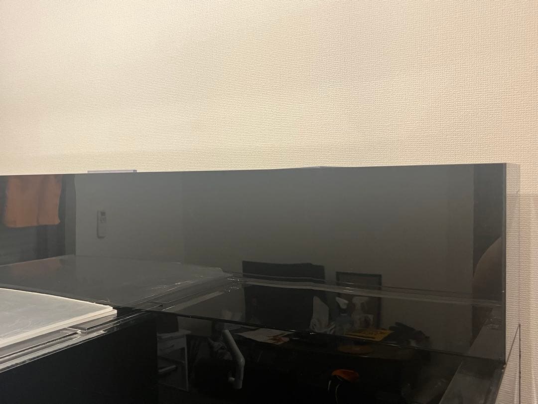 120cm水槽4面ブラックセット　引取りのみ