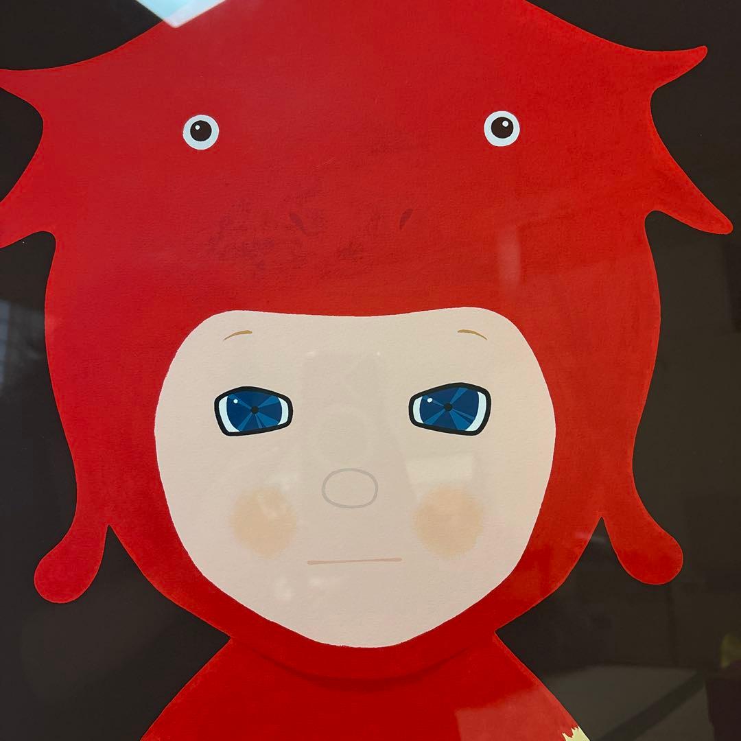 小泉悟(だれかの自画像)シルクスクリーン　額装