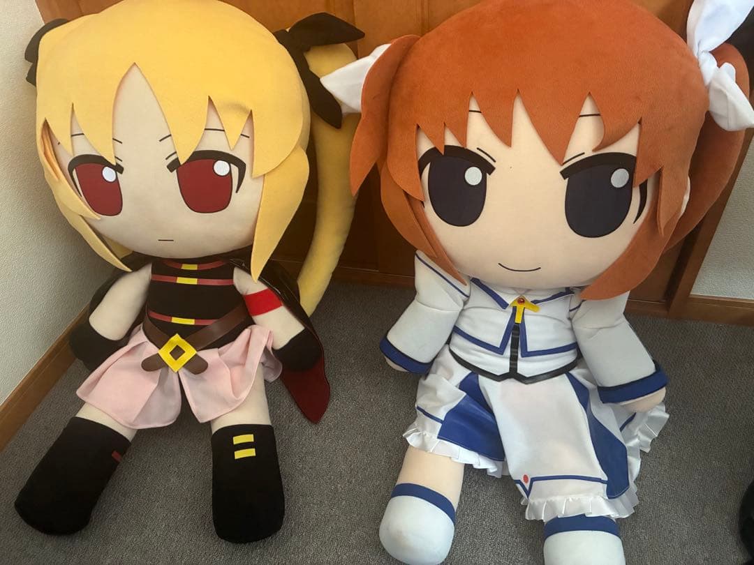 リリカルなのは びっくぬいぐるみ2個 約60cm