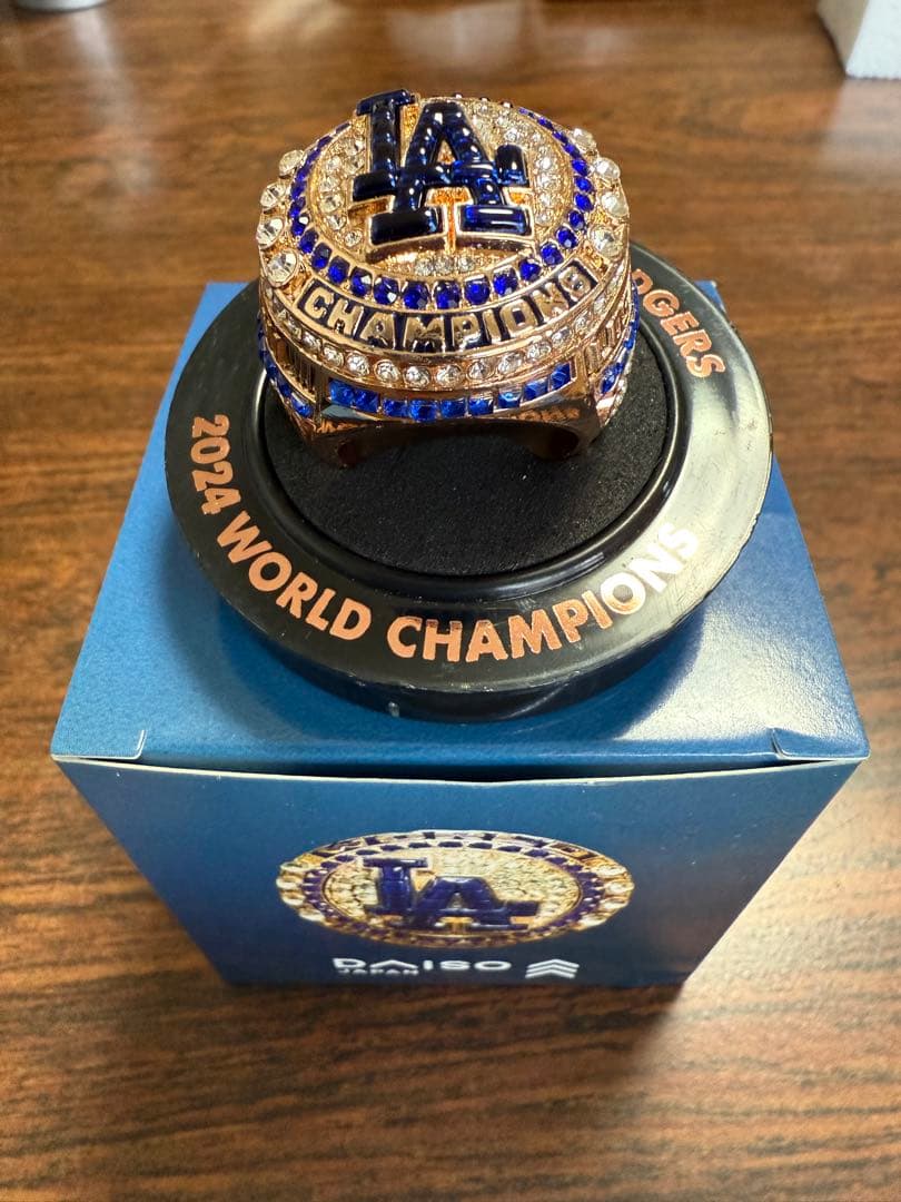 大谷翔平　2024ワールドチャンピオンリングレプリカ　8月6日配布品