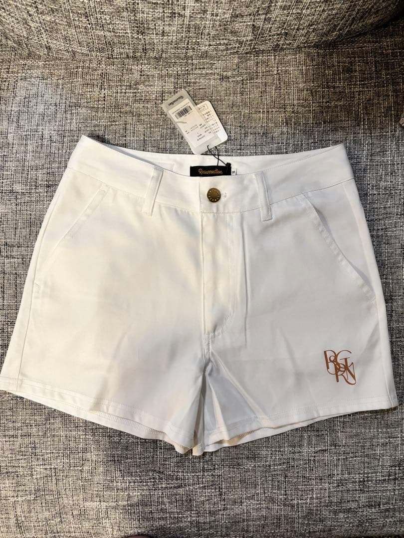 【新品未使用品】 Resurrection ホワイト ゴルフパンツ Sサイズ