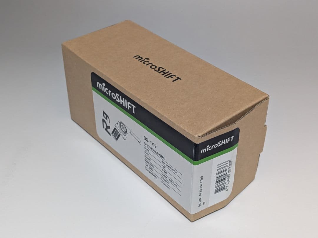 パーツ MICRO SHIFT Bar End Shifters - 2/3x9