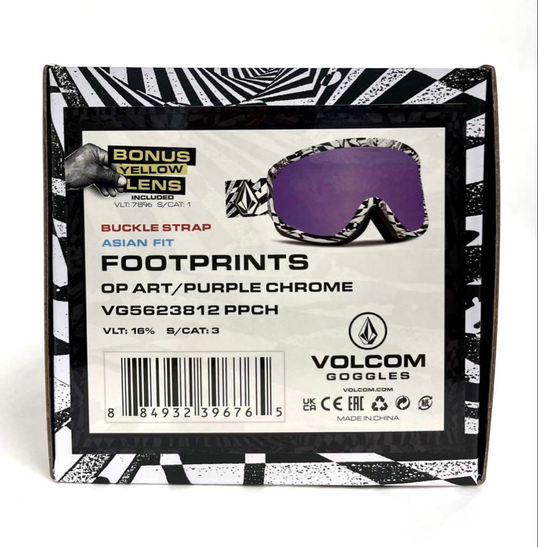 ボルコム スノーゴーグル FOOTPRINTS バックル型 スノボ 小物 新品
