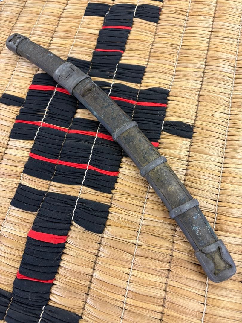 アイヌ　覆輪腰刀拵　タクネピコロ　エムシポ　拵　腰刀　刀装具　短刀拵