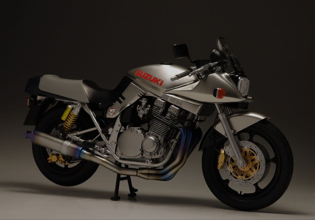 ＊ヒデプリ＊タミヤ 1/12 GSX1100S カタナ 全塗装完成品