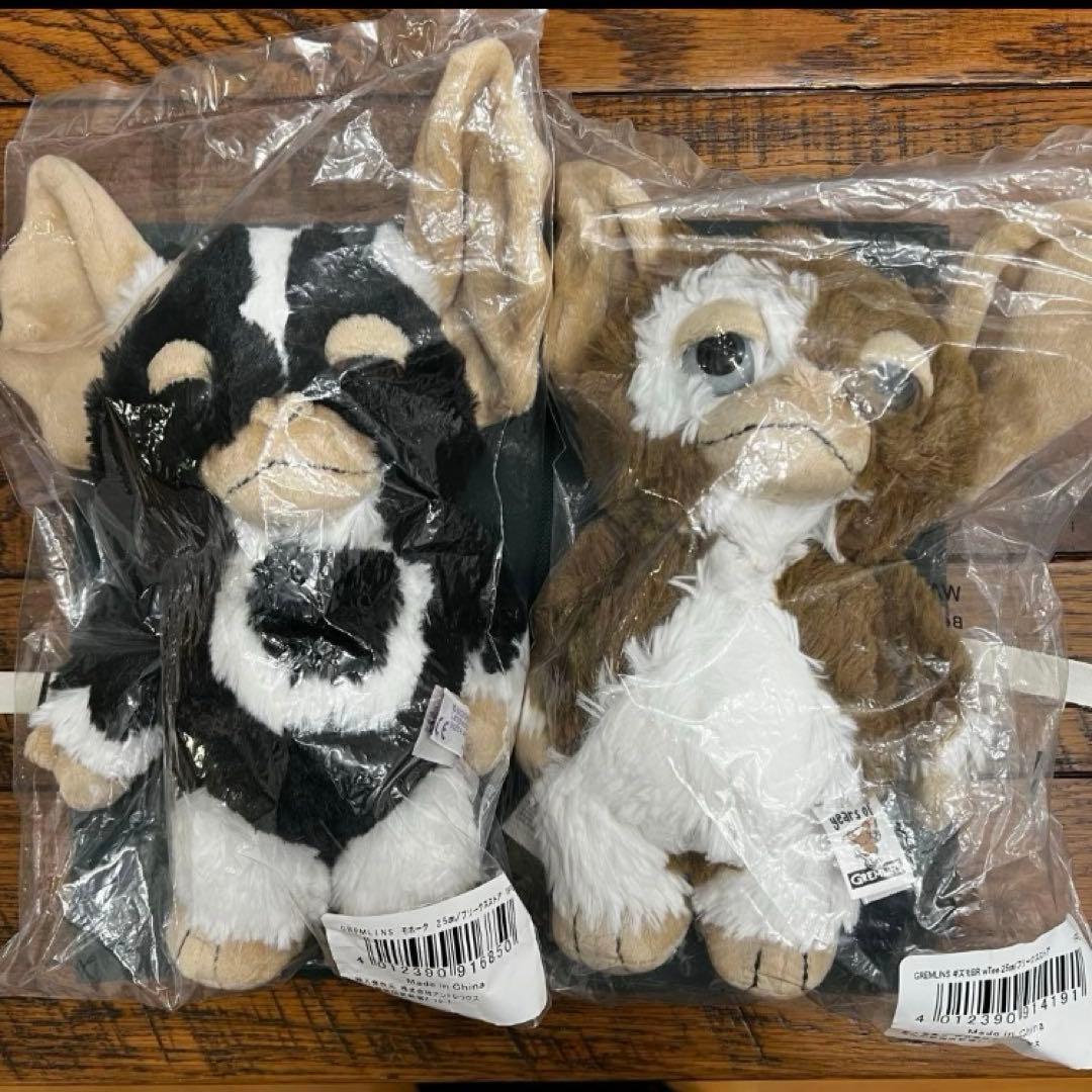 希少‼️別注グレムリンギズモモホーク40周年ぬいぐるみ 25cm 新品 2体セット