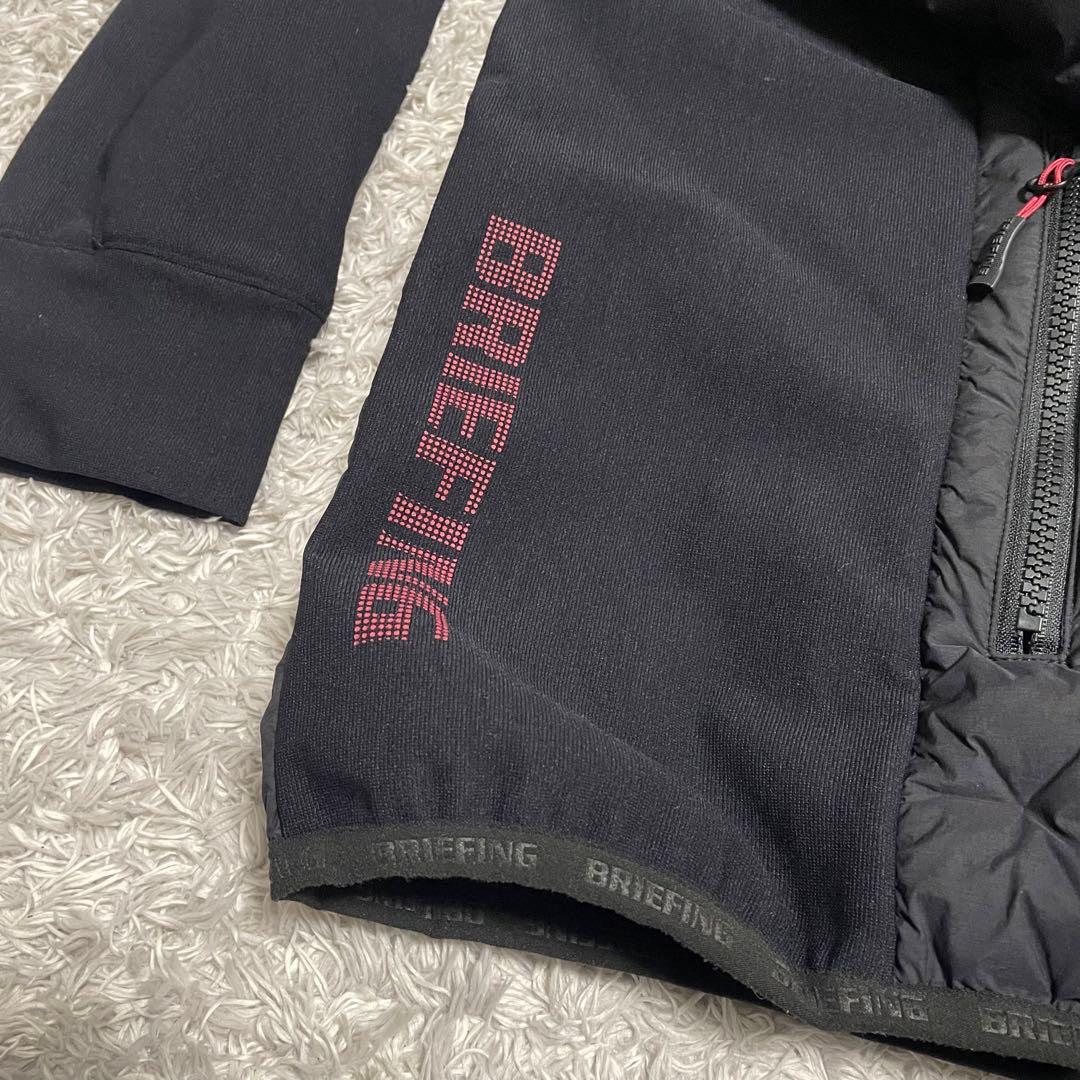 ブリーフィング　ハイブリッドダウン　クルーネック　BRG233M51 サイズM