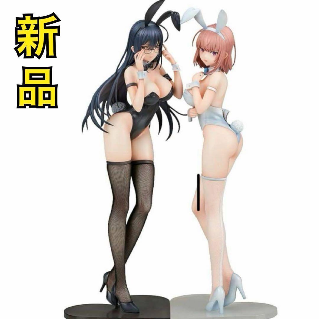 【新品】黒バニー 葵 & 白バニー 夏芽 1/6スケール フィギュア 2体セット