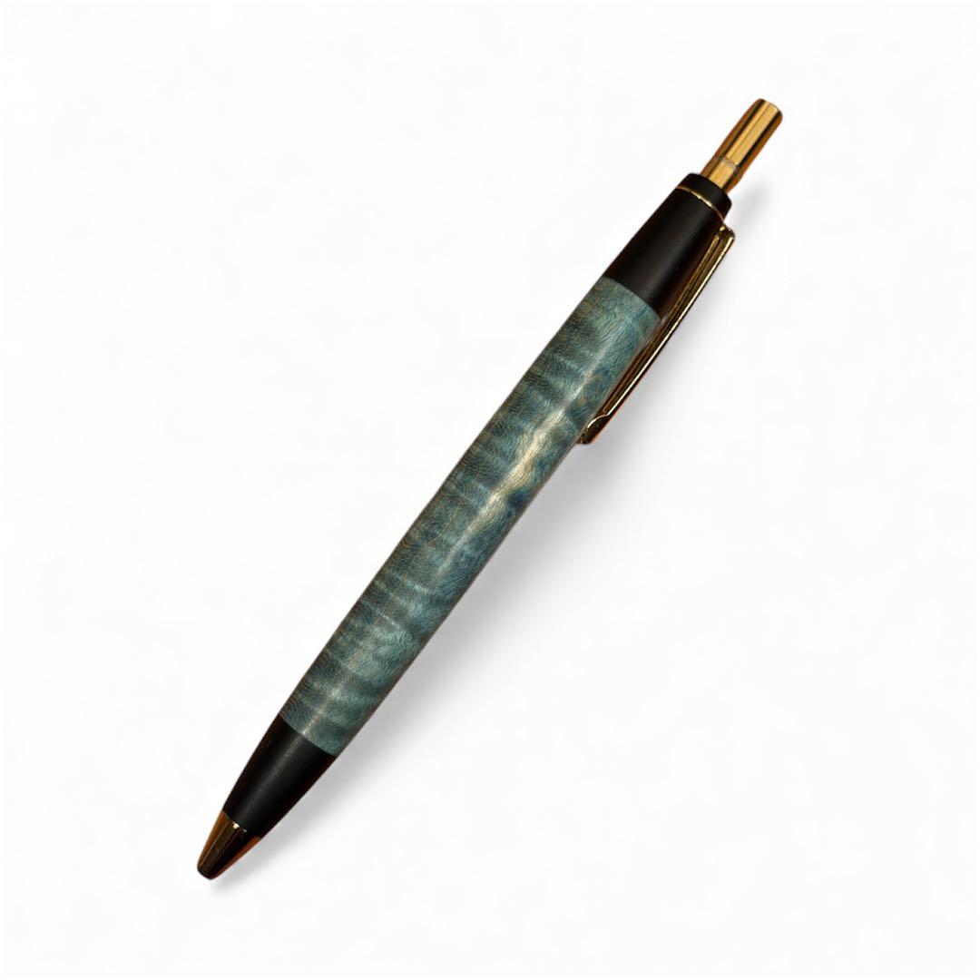 野原工芸　スタビライズマーブルウッド　スリムボールペン