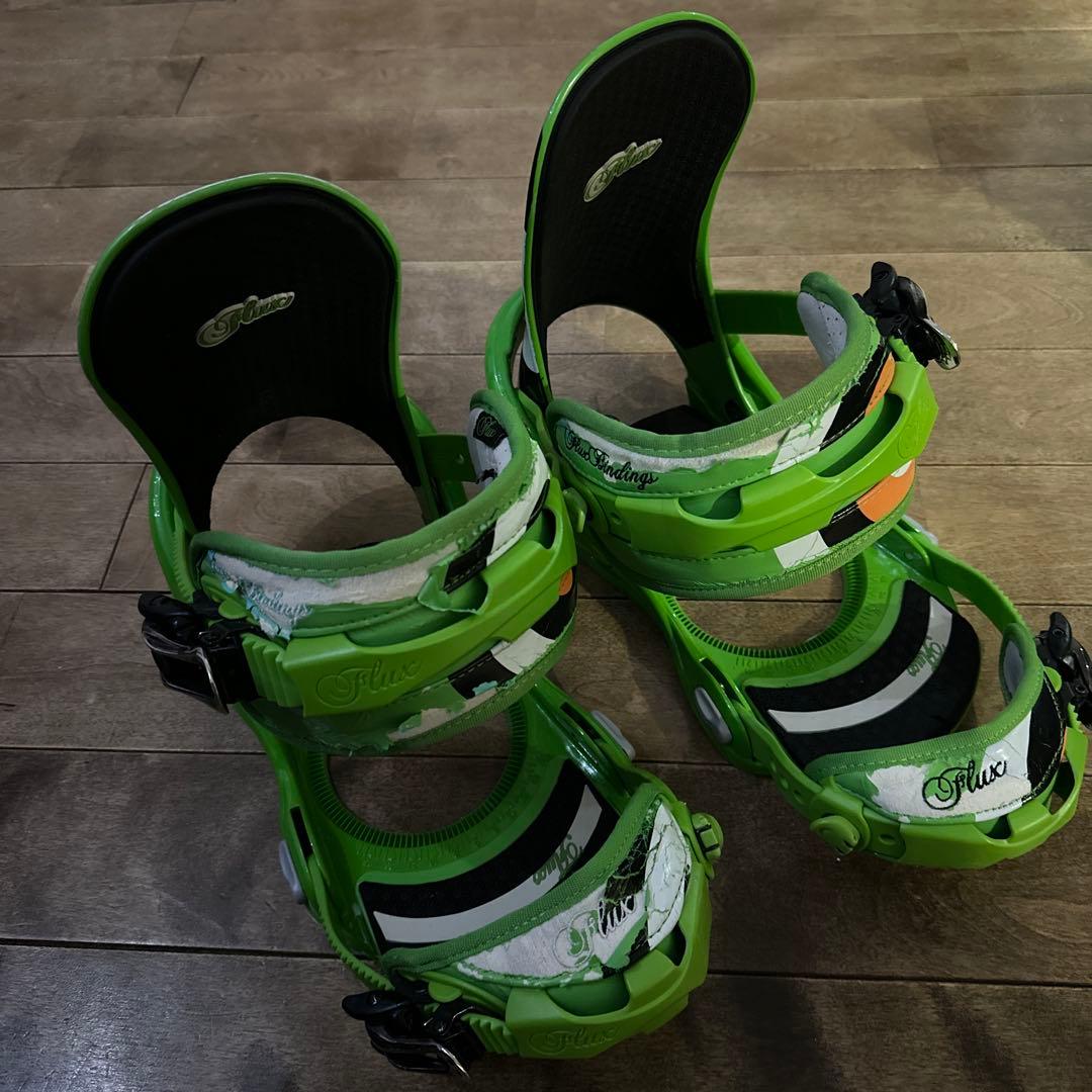 Flux スノーボード ビンディング M グリーン