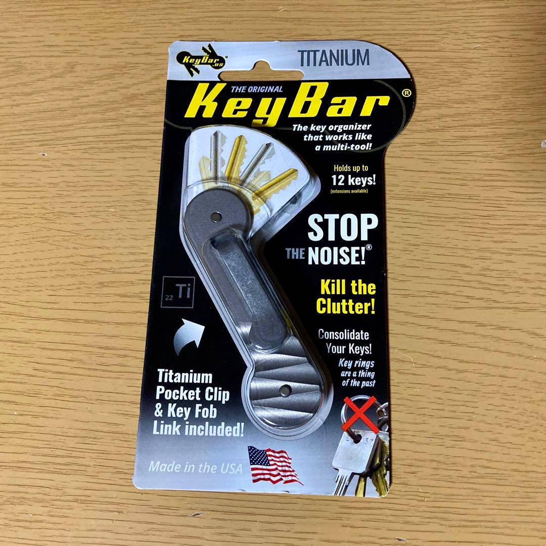 その他 KeyBar Half Carved Titanium