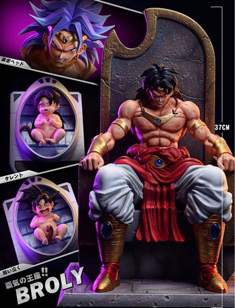 ドラゴンボール 王座 ブロリー フィギュア ガレージキット