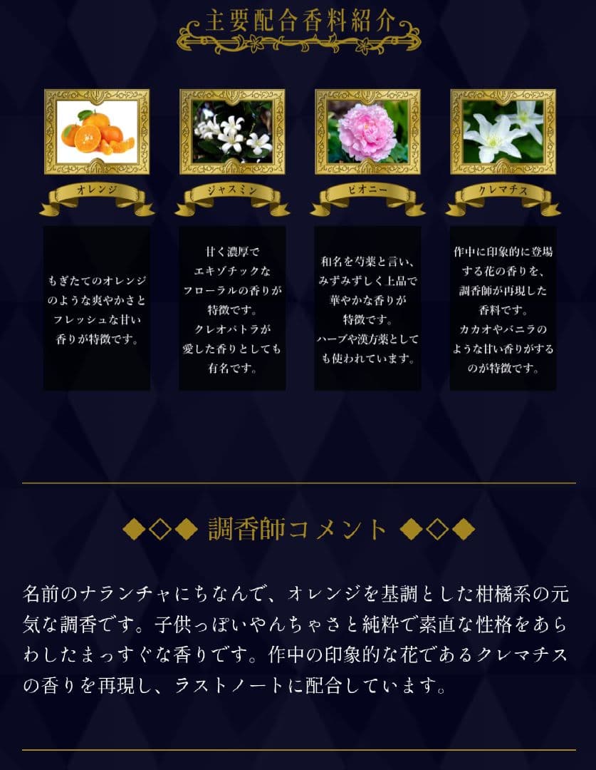 ジョジョの奇妙な冒険 ナランチャ・ギルガ 香水 オーデパルファム