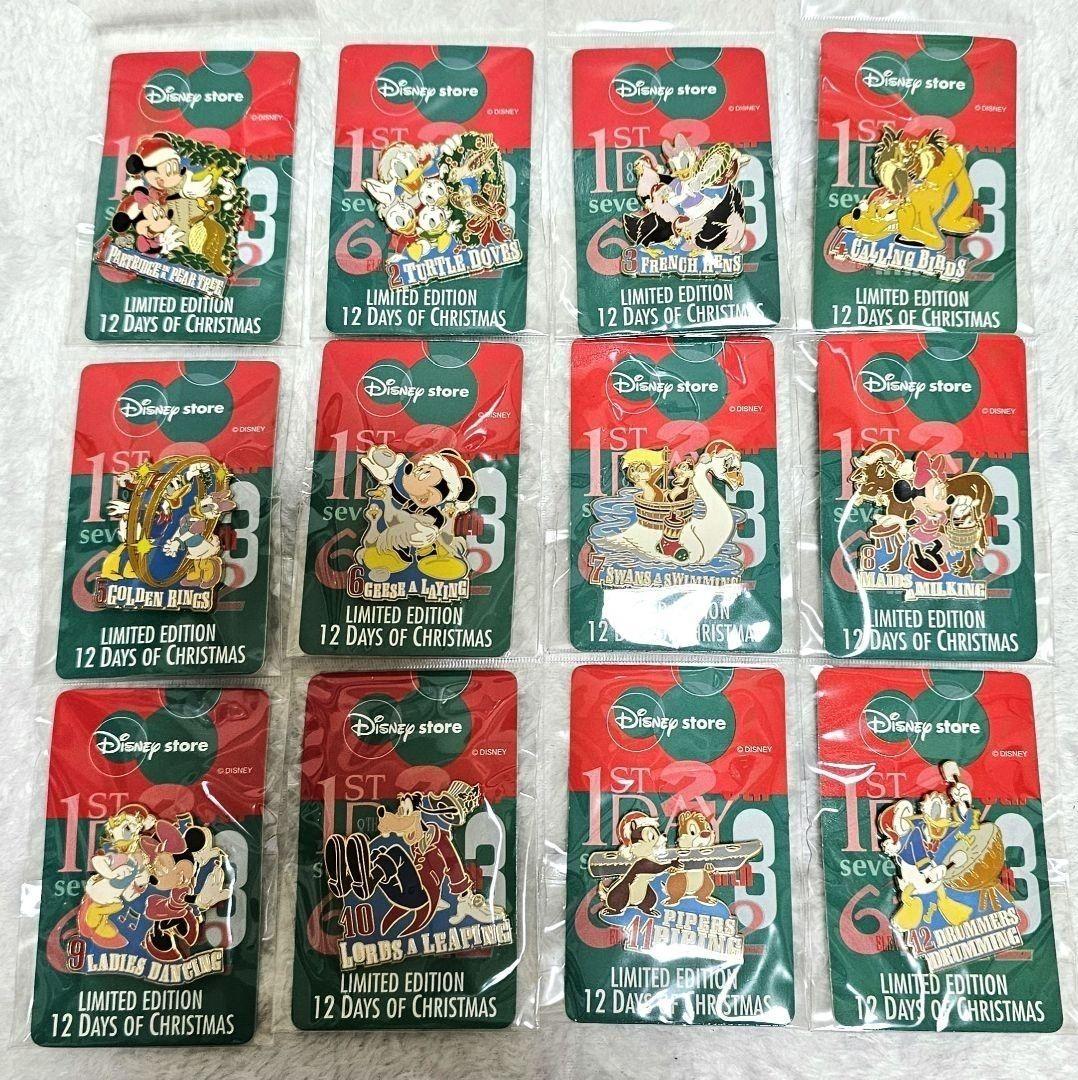 DisneyStore 12 Days of Christmas ピンバッジ