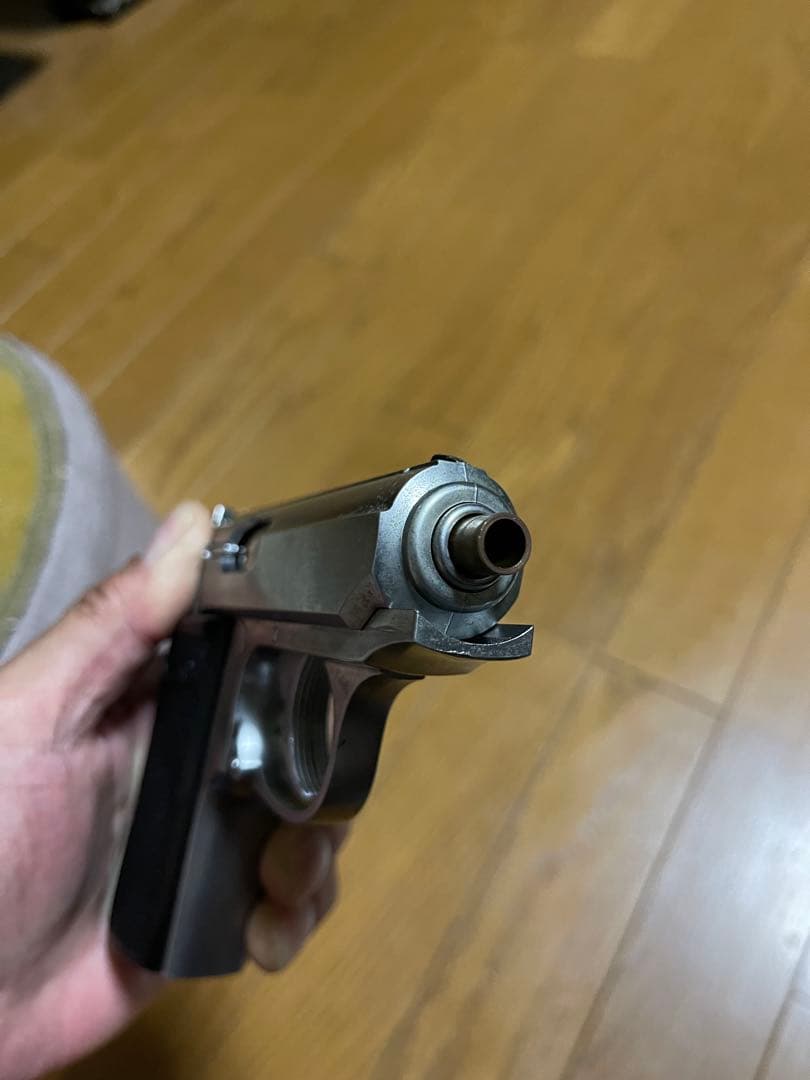 時田しろくま ルガーP08 マルシン　おまけPPK固定ガスGUN