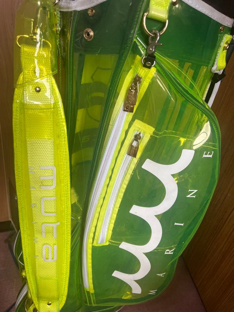 muta marine クリアイエロー キャディバッグ