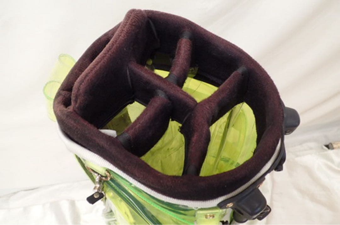 muta marine クリアイエロー キャディバッグ