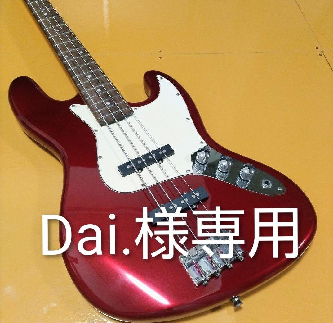 Pnoto Gaanic ジャズベース メタリックレッド