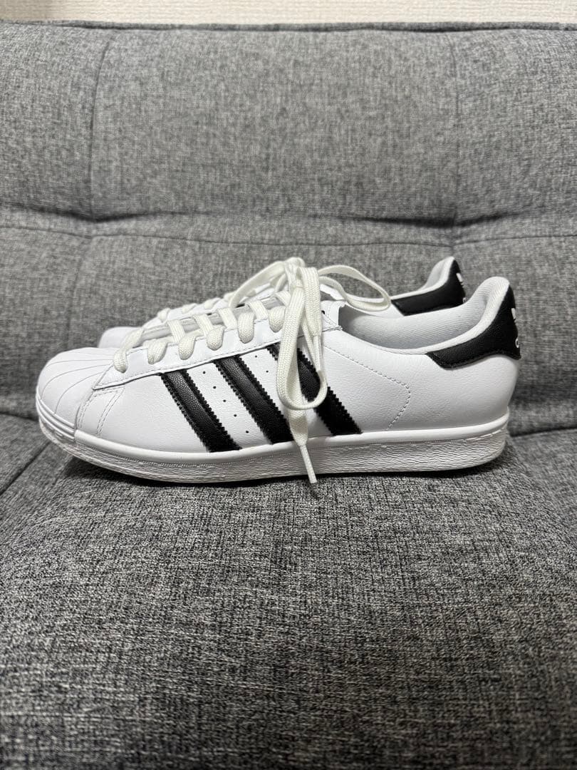【美品】adidas superstar ゴルフシューズ　25.5cm