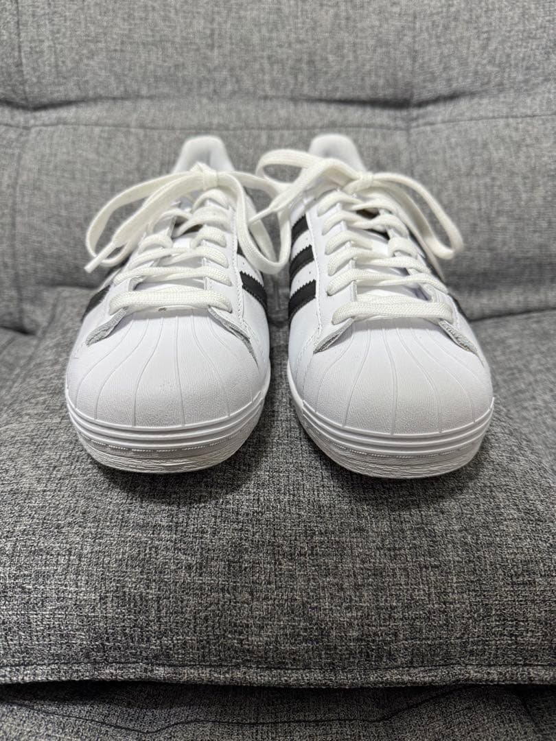 【美品】adidas superstar ゴルフシューズ　25.5cm