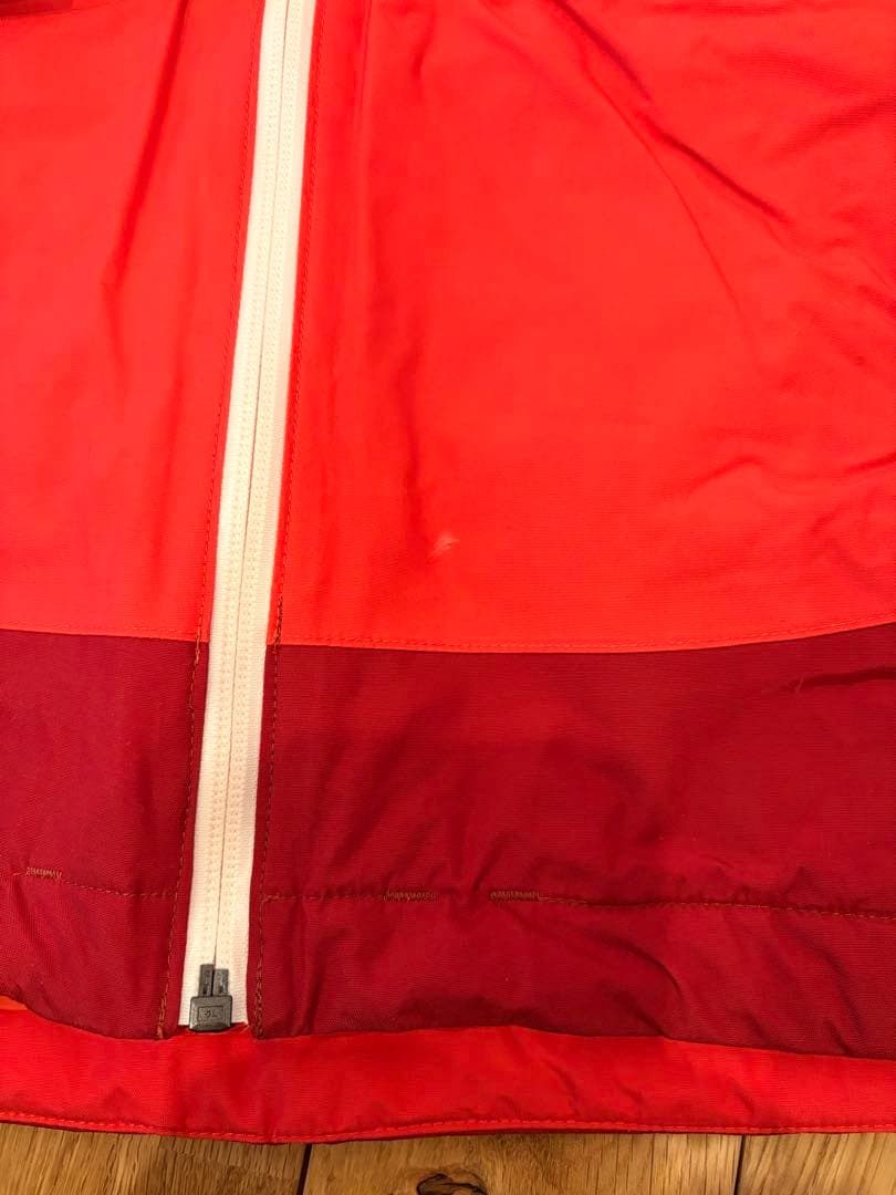 モンベルスキーウェア一式（5点）：上下ウェア（160）+手袋+マスク+ゴーグル