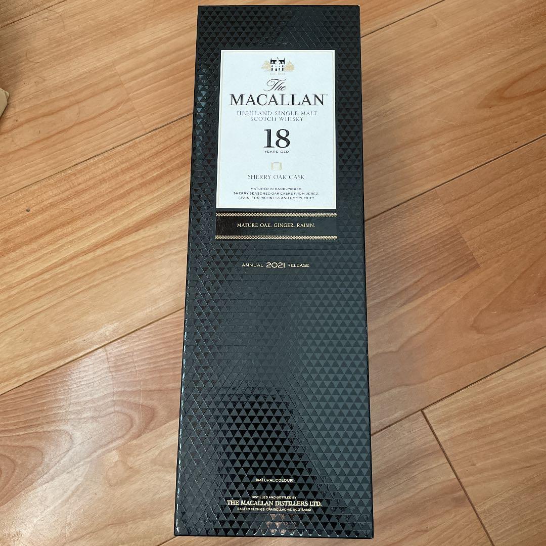 マッカラン　18年　シェリーオークキャスク
