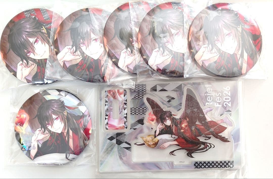 幽幻ロマンチカ ヒフミ リジェフェス アクリルスタンド 缶バッジ ホロ