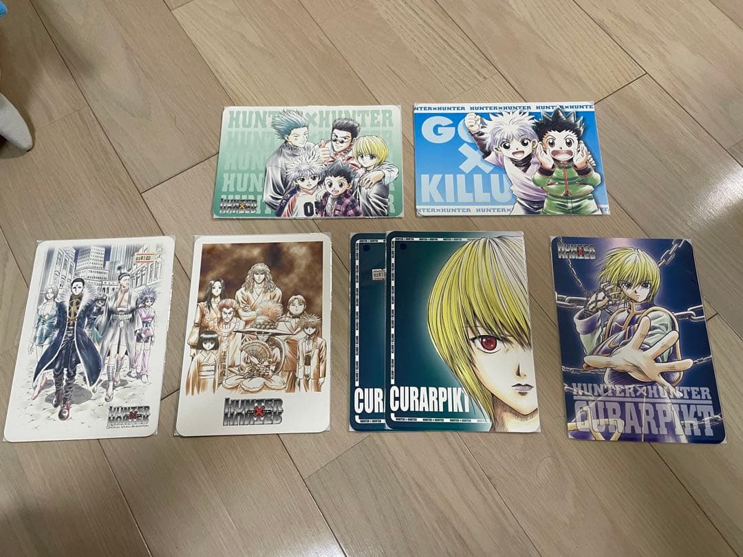 HUNTER×HUNTER ハンターハンター 旧アニメ マウスパッド 7枚