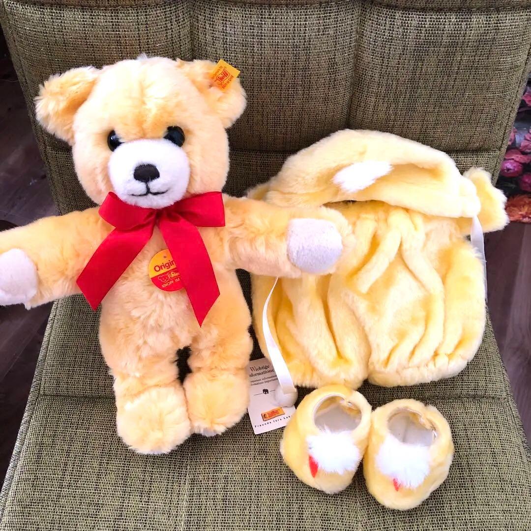 タグ付き新品　シュタイフ　モーリー　イースター　ひよこの着せ替え付き