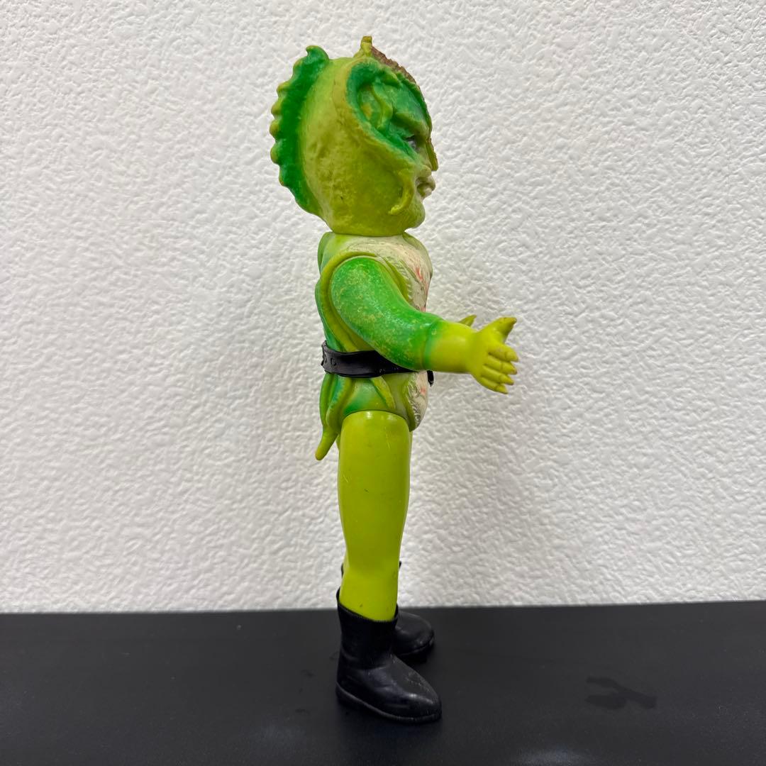 当時物　旧バンダイ　仮面ライダー　怪人　サラセニアン　ソフビ