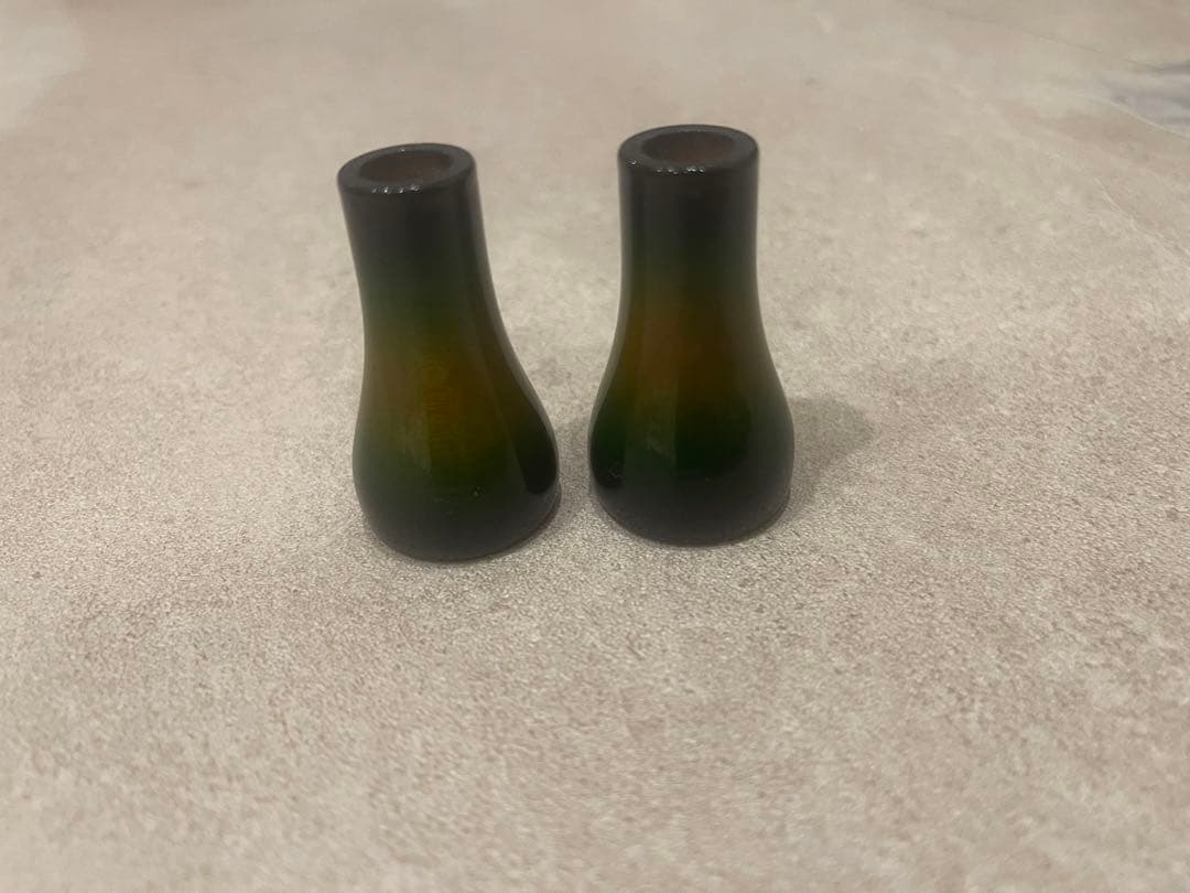 レアアイテム バリアルハンドル　ウッドノブ サンバースト グリーン